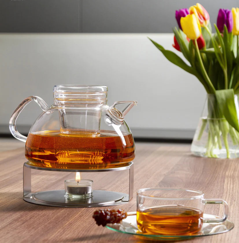 A Perfect Brew: Mitoku Organic Sencha Green Tea in a German Glass Teapot