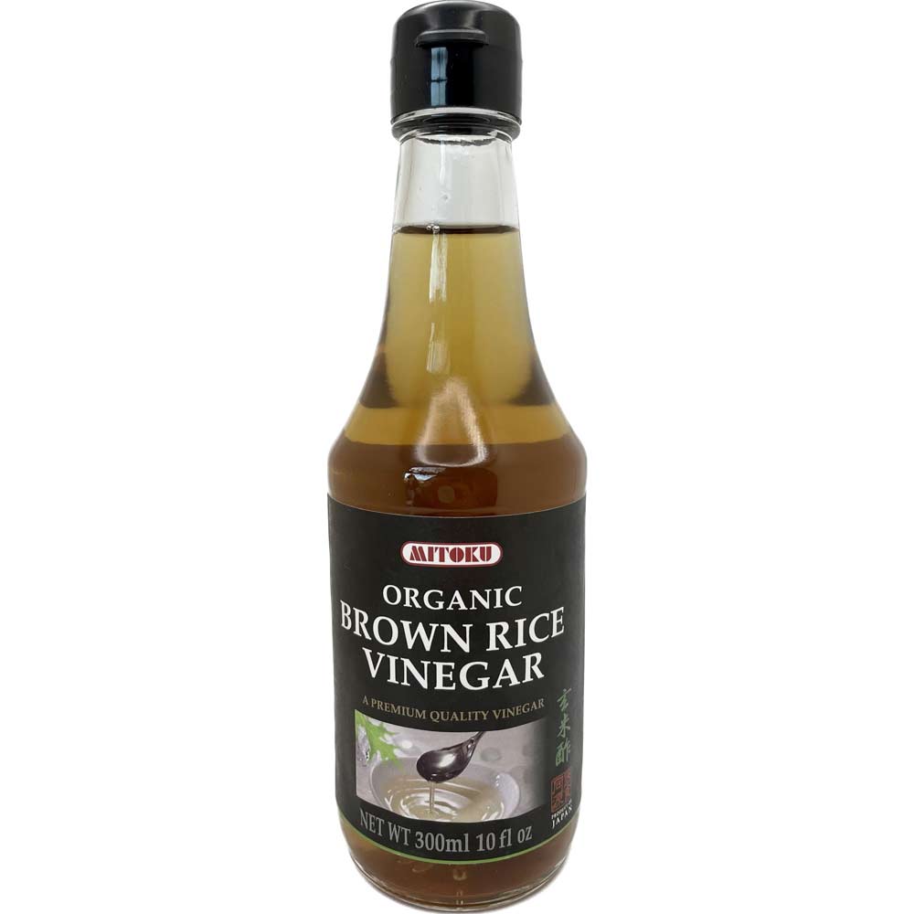 Mitoku Organic Brown Rice Vinegar. Product of Japan.