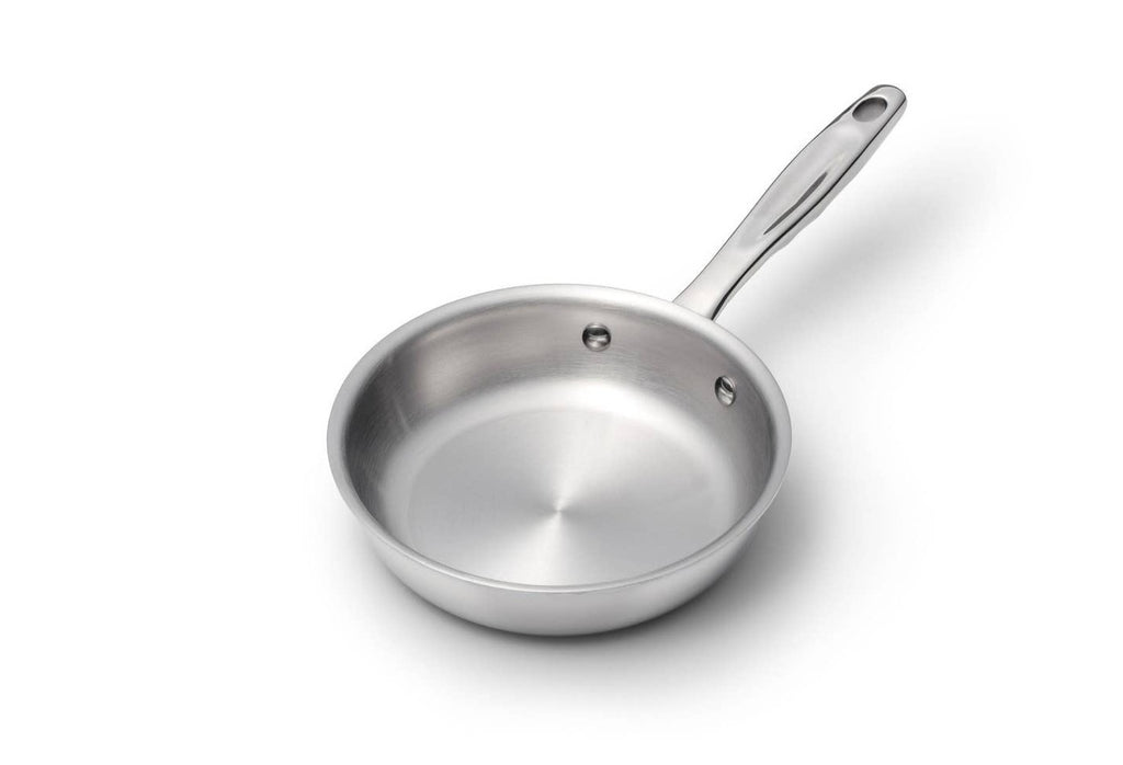 360 Cookware. T-304 Surgical Grade Stainless Steel Handcrafted in the U.S.A. High quality cookware. 7 inch fry pan. Made in USA. No coating.
