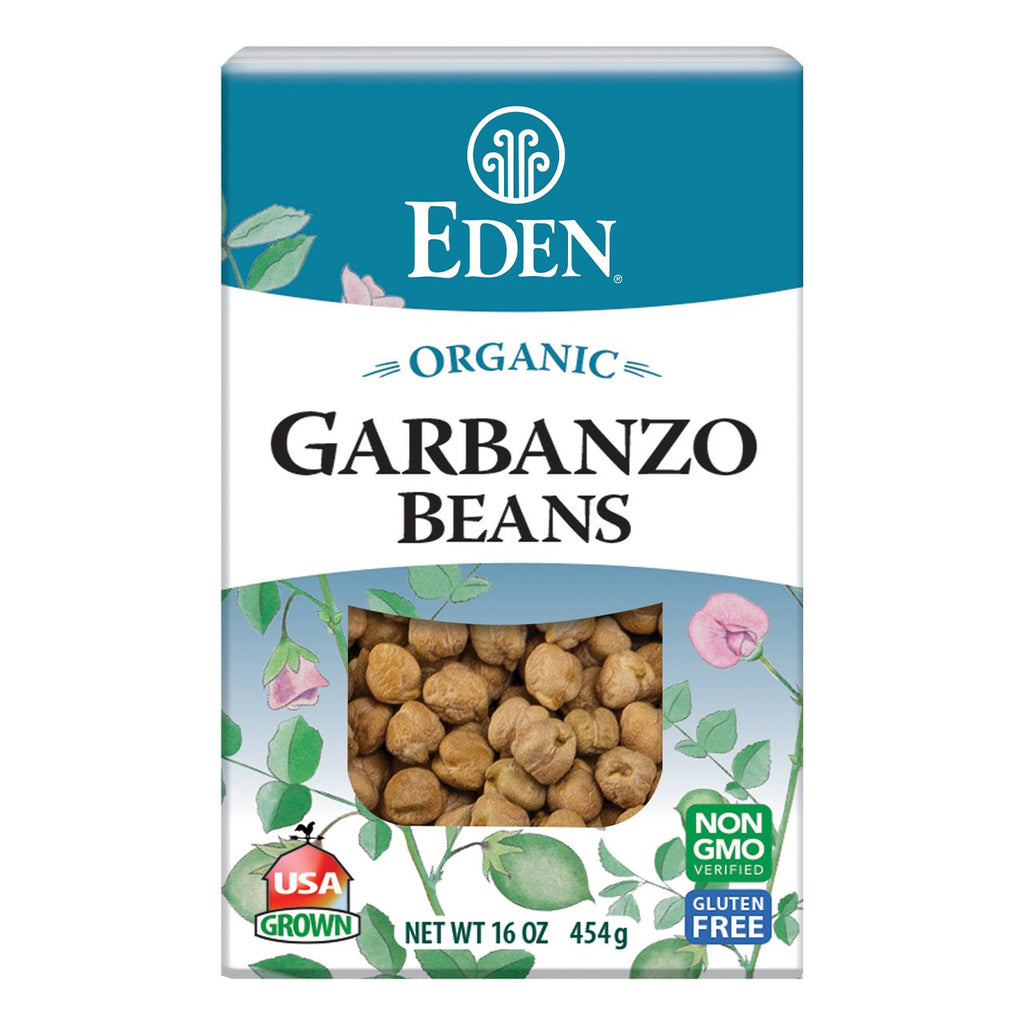 Organic Garbanzo Beans Eden. 