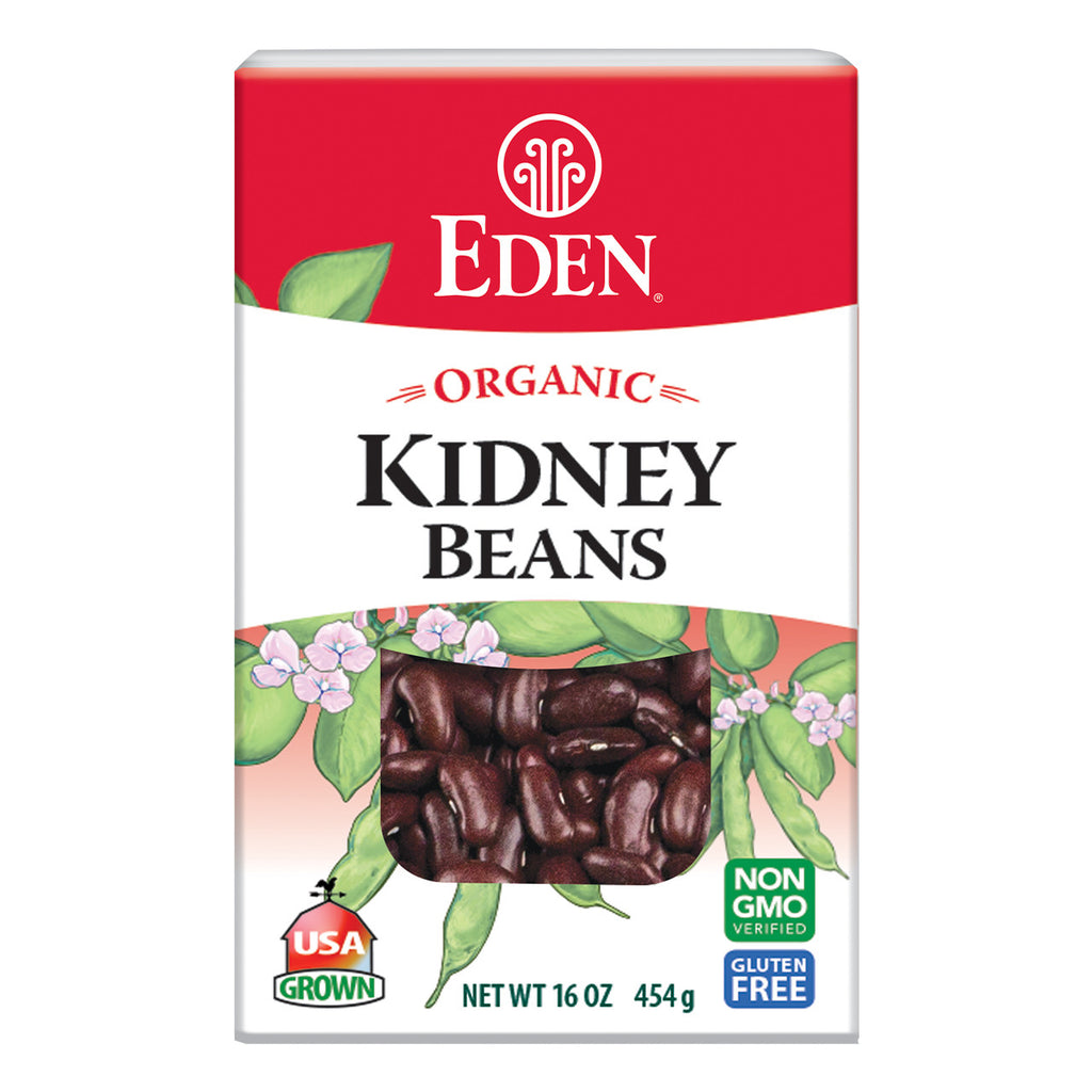 Organic Kidney Beans Eden. 