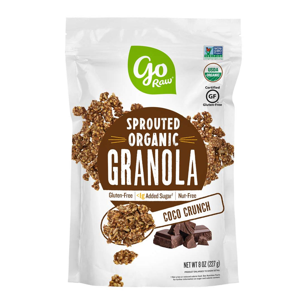 Go Raw Sprouted Organic Coco Crunch Granola. 