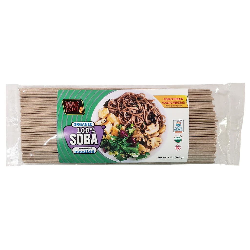 Organic 100% Buckwheat Soba Noodles.   