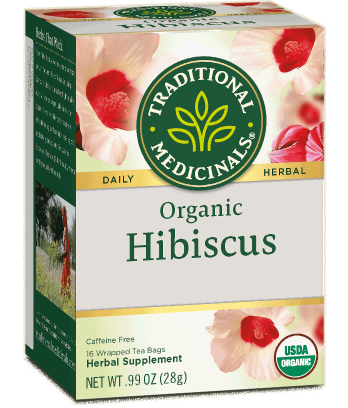 Traditional Medicinals Organic Hibiscus Tea Bags.  