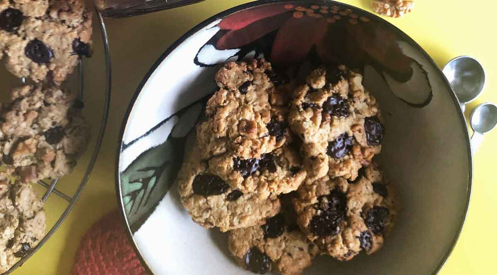 Crunchy Chocolate Chip Cookies with Miso