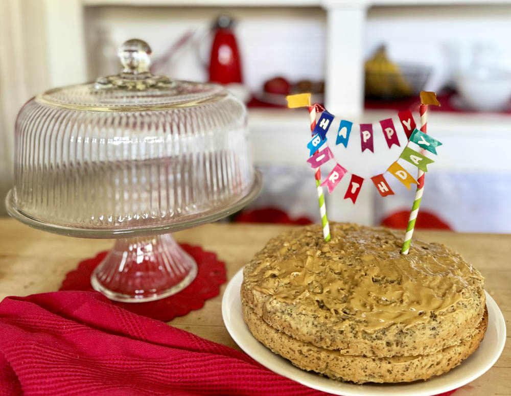 Organic Chef Tom's Vegan Lemon Poppy Seed Cake
