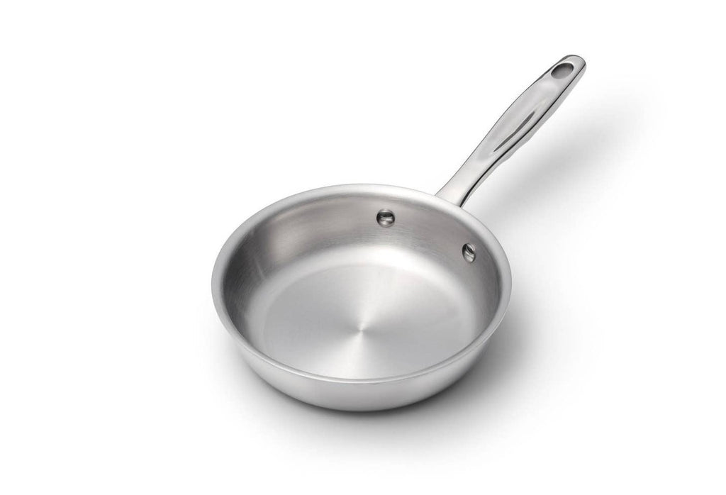 360 Cookware. T-304 Surgical Grade Stainless Steel Handcrafted in the U.S.A. High quality cookware. 7 inch fry pan. Made in USA. No coating.      