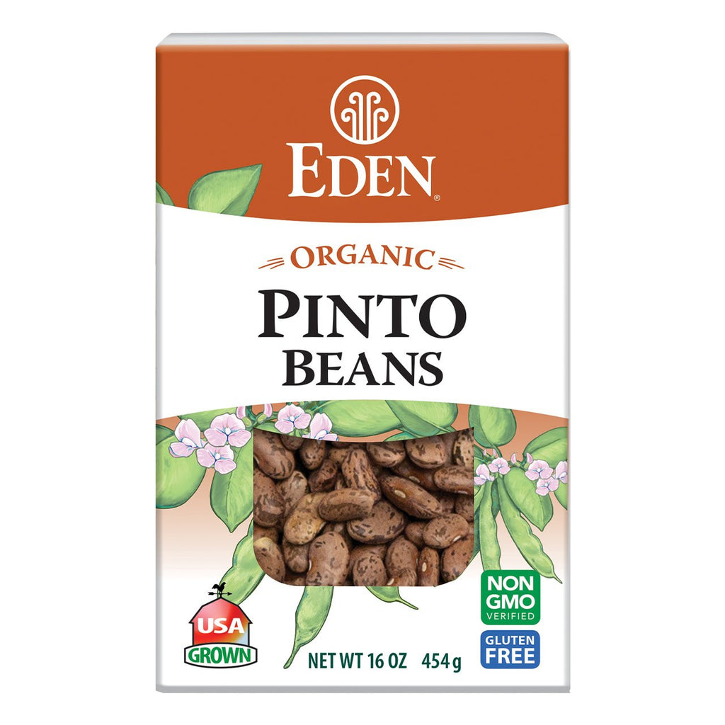 Organic Pinto Beans Eden. Non GMO. 