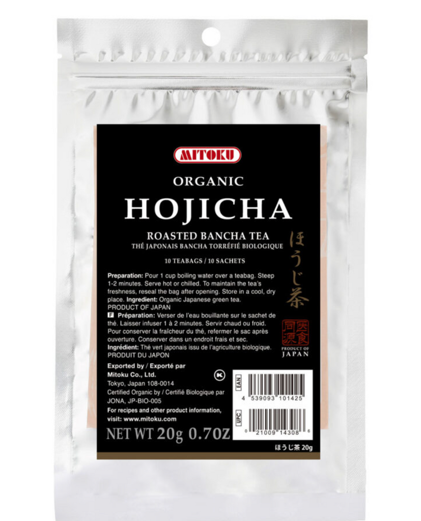 Organic Hojicha Roasted Green Tea. 