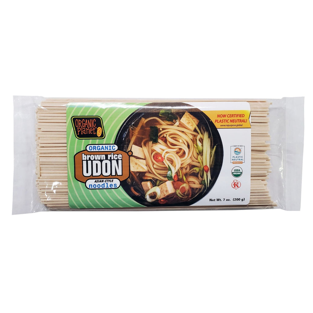 Organic Brown Rice Udon Noodles Organic Planet.    