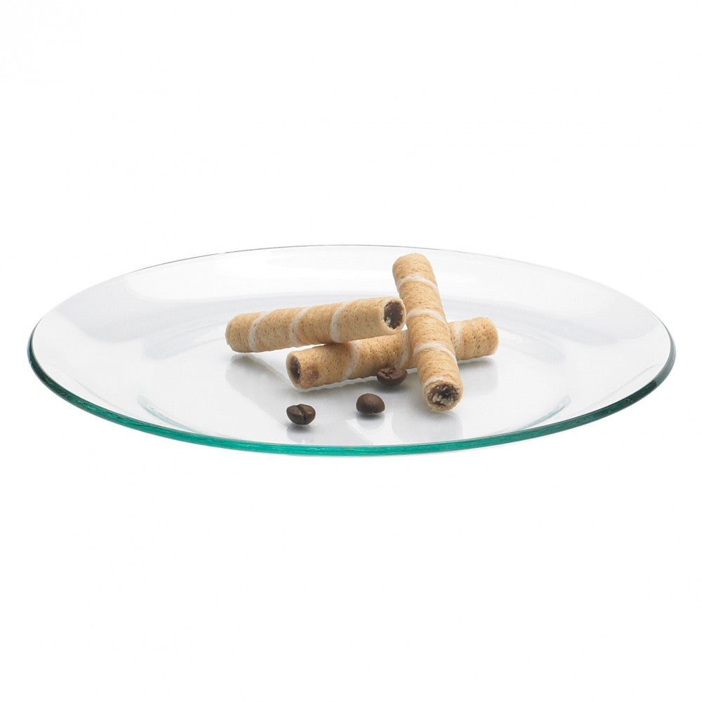 Trendglas JENA German Glass Dessert Plate Set of 2