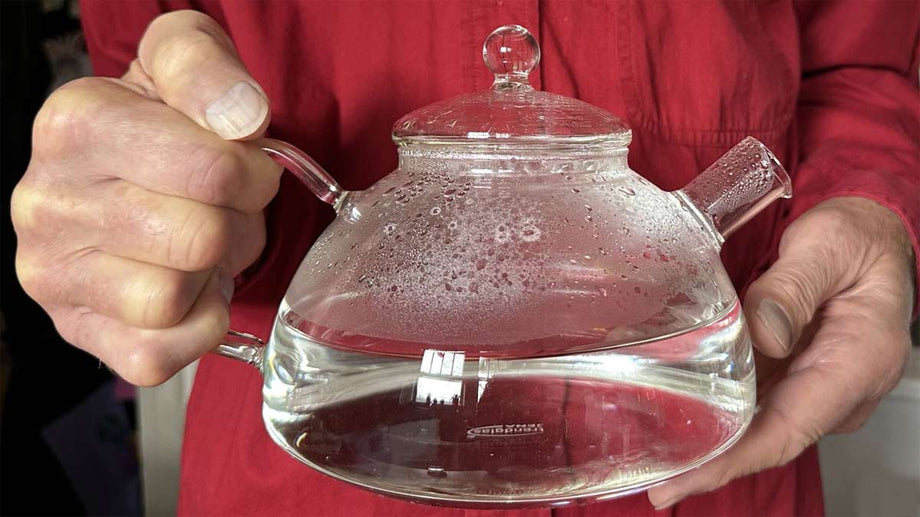 German Glass Stovetop Water Kettle 5 Cup