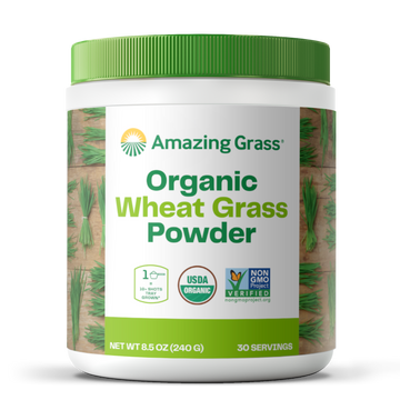 Amazing Grass USDA Organic Wheat Grass Powder. Amazing Grass. Non GMO.   