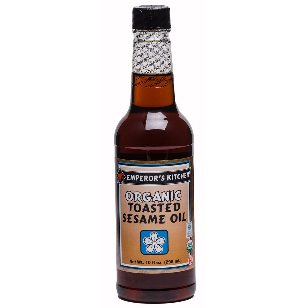 Emperor's Kitchen Organic Toasted Sesame Oil. Kosher.   