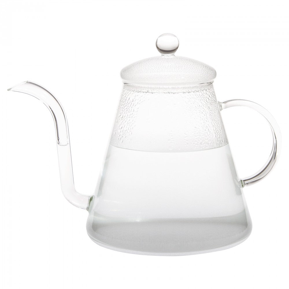 German Glass Pour Over Kettle – 5 Cup - German Glass Kettles Shop