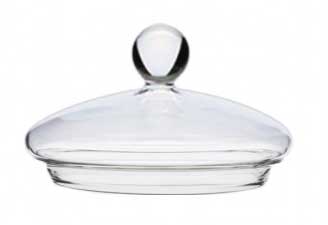 Trendglas JENA German Glass Lid with Knob. Heat-resistant German made Borosilicate glass. No heavy metals or other toxic substances and Lead free.