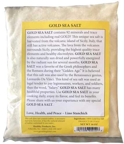 Buy Gold Sea Salt at Natural Lifestyle Market.        