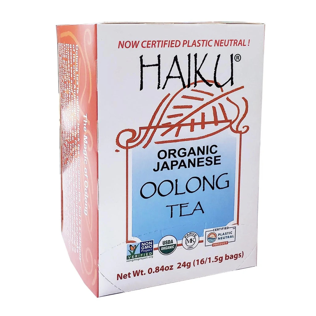 HAIKU Organic Japanese Oolong Tea. Non GMO    