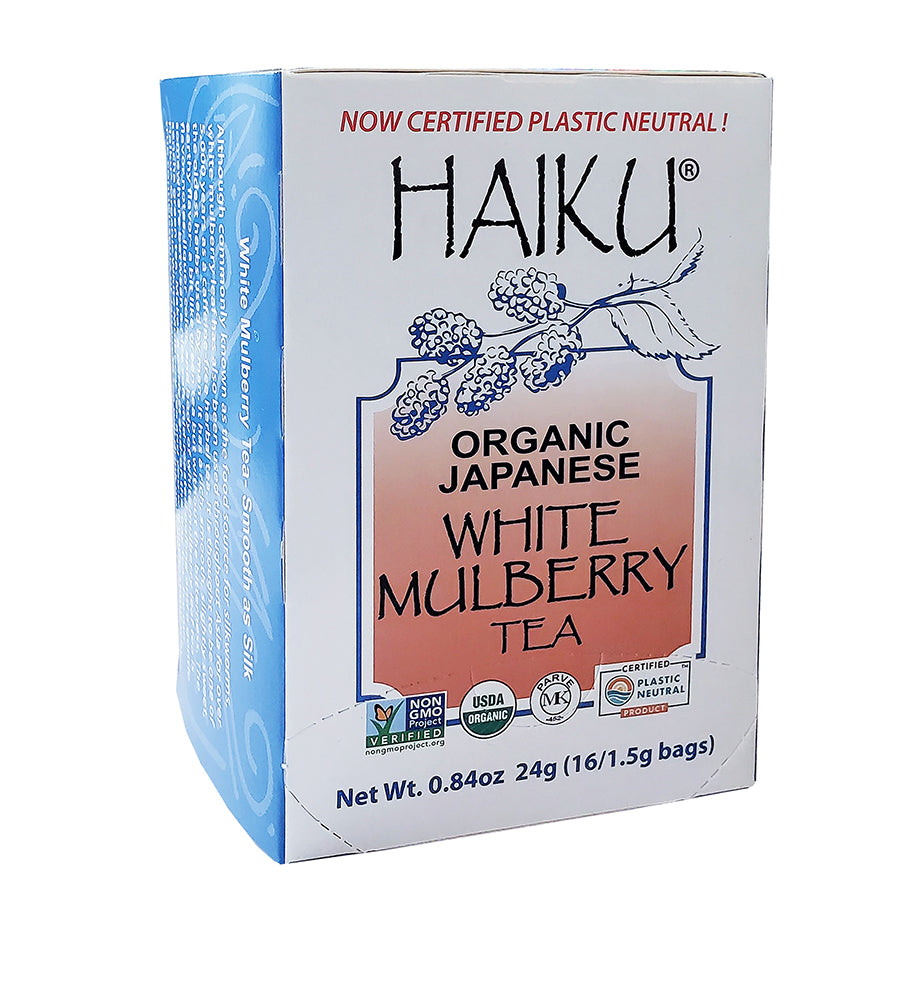 HAIKU Organic Japanese White Mulberry Tea. Non GMO 