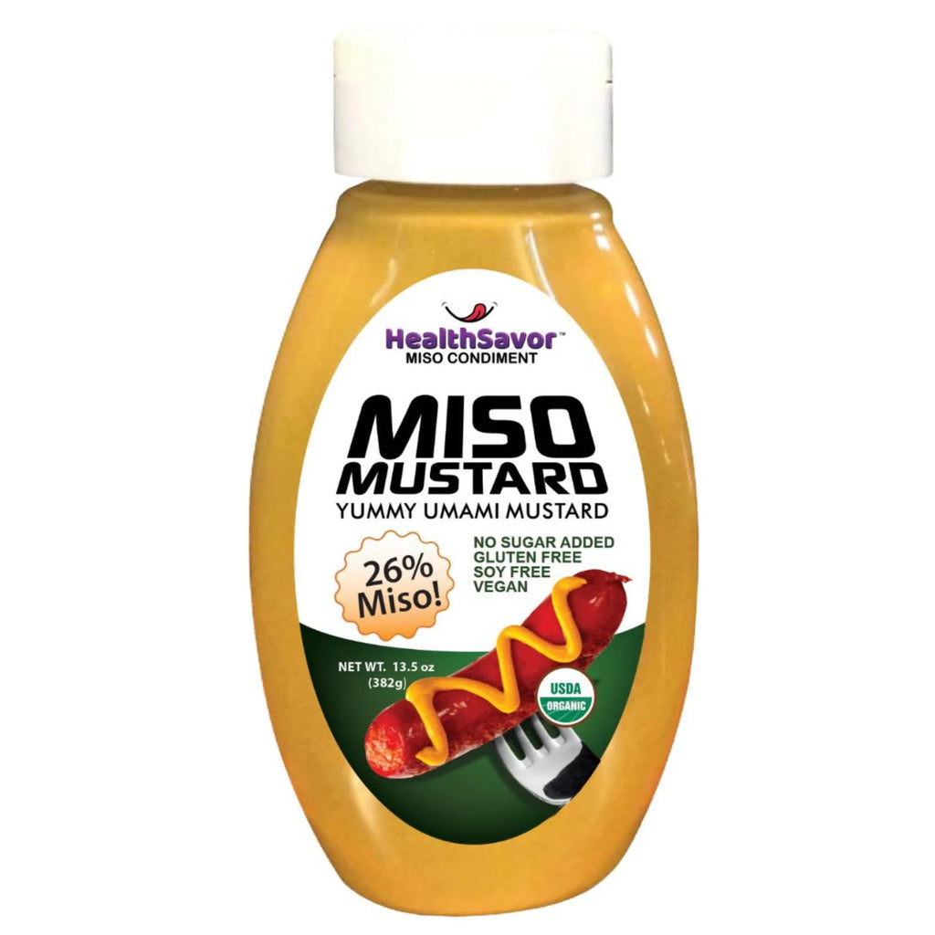 HealthSavor Organic Miso Mustard. Non GMO    