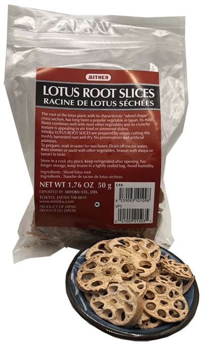 Buy Mitoku Dried Lotus Root Slices at Natural Lifestyle Online Market