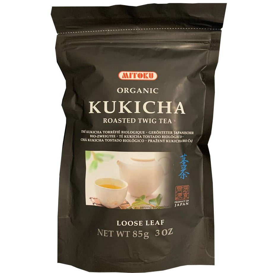 Organic Japanese Kukicha Twig Tea - Mitoku Low Caffeine Loose Leaf