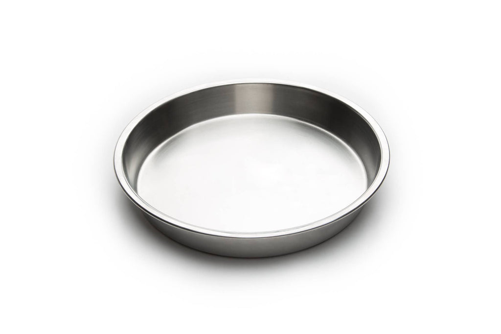 Stainless Steel Round Cake Pan 9". No coating.   