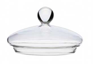 Trendglas JENA German Glass Lid with Knob. Heat-resistant German made Borosilicate glass. No heavy metals or other toxic substances and Lead free.       